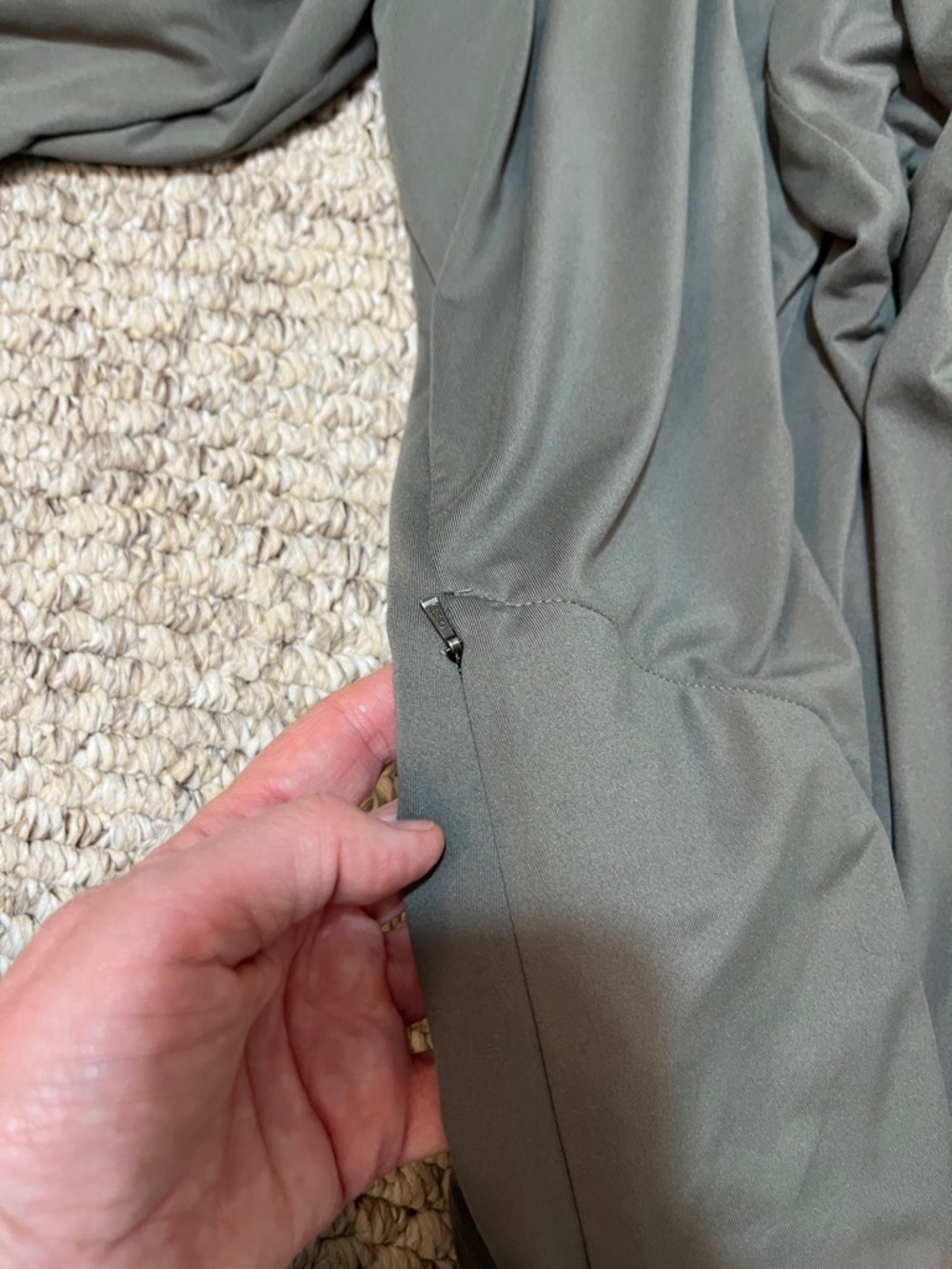 Columbia Olive Green Open Front Cardigan Wrap Jacket Medium Sun Protection women - Picture 11 of 11